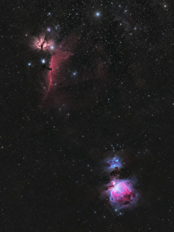 Orion Nebula - Samyang 135 mm EF - Im Garten - 45 sec, 30 sec, 07.10 + 19.11.2022 - 700Da 2